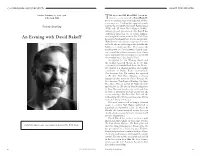An Evening with David Rakoff Bestsellers Fraud and Don’T Get Too Comfortable