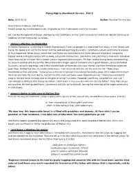 Flying High in Devotional Service - Part 3