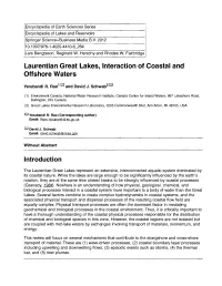 Laurentian Great Lakes, Interaction of Coastal and Offshore Waters Introduction