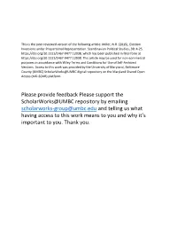 Please Provide Feedback Please Support the Scholarworks@UMBC