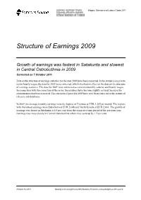 Structure of Earnings 2009