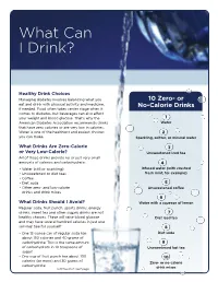 What Can I Drink?