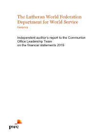 Audit Report 2019
