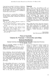 Flora of Australia Volume 43, Poaceae 1: Introduction and Atlas