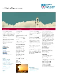 LMU at a Glance 2020-21