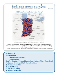 1. About Us 2. Our Reach Market Share Graph Issue Graph 3