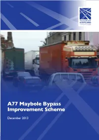 A77 Maybole Bypass Leaflet
