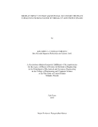 Droplet Impact on Deep Liquid Pools: Secondary Droplets Formation from Rayleigh Jet Break-Up and Crown Splash