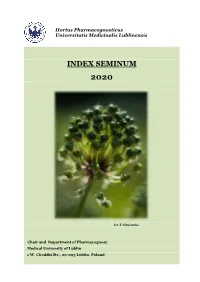 Index Seminum 2020
