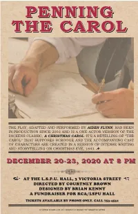 A Digital Version of the Program for Penning the Carol Can