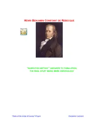 Benjamin Constant De Rebecque