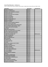 Full Stock List.Pdf