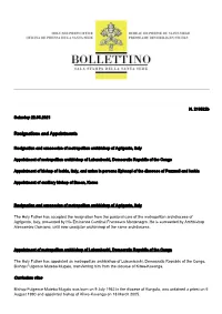 Resignations and Appointments