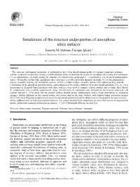 Simulations of the Structure and Properties of Amorphous Silica