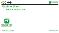 Flash Vs. Flash