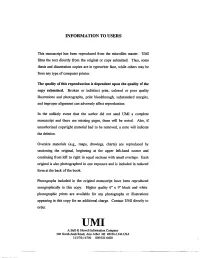 Information to Users