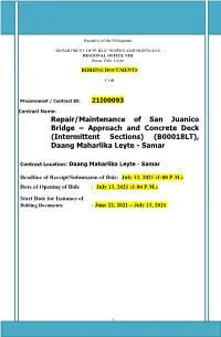 (Intermittent Sections) (B00018LT), Daang Maharlika Leyte - Samar
