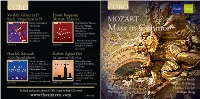 Mass in C Minor Performances of Two Academy of St Martin Fine Choral Works from in the Fields Two Masters of the Baroque Era