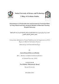 Sudan University of Science and Technology College of Graduate Studies