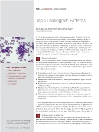 Top 5 Leukogram Patterns