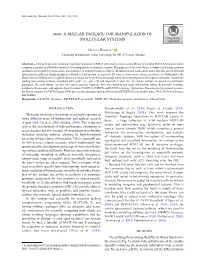 Atom: a MATLAB PACKAGE for MANIPULATION of MOLECULAR SYSTEMS