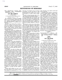EXTENSIONS of REMARKS October 17, 2000 EXTENSIONS of REMARKS