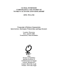 Global Feminisms Comparative Case Studies of Women's