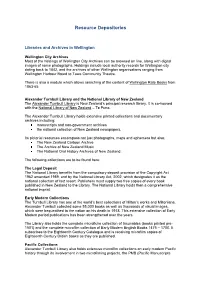 Resource Depositories