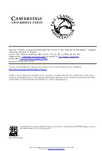 The Arrest of the Generals in Xenophon's "Anabasis" Author(S): Sherylee R