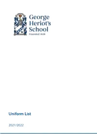 Uniform List