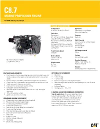 C8.7 Marine Propulsion Engine