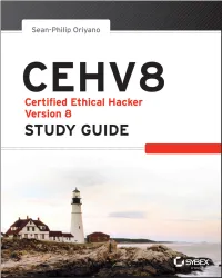Certified Ethical Hacker Version 8 Study Guide