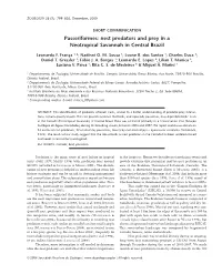 Nest Predators and Prey in a Neotropical Savannah in Central Brazil