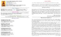 On September 18, 2017, Pope Francis Has Signed a Rescript Of