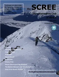The SCREE Mountaineering Club Of