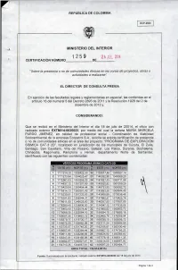 24 Jul 2J3 Certificación Numero De