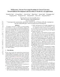 Arxiv:1901.04985V1 [Cs.DC] 12 Jan 2019 Computing Power of Embedded Or Edge Devices, Neural Net- Tion, Saving Computing Resources