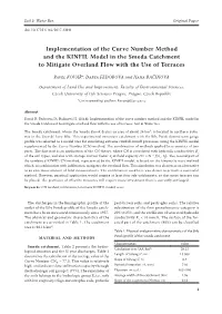 Implementation of the Curve Number Method and the KINFIL Model in the Smeda Catchment to Mitigate Overland Flow with the Use of Terraces