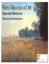 Monet and American Impressionism