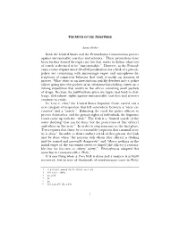 The Myth of the Terry Frisk