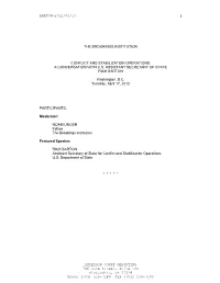 Uncorrected Transcript
