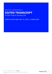 Event Transcript