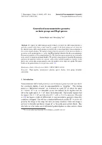 Generalised Noncommutative Geometry on Finite Groups and Hopf