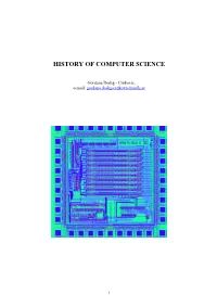 History of Computer Science