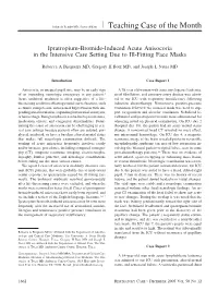 Ipratropium-Bromide-Induced Acute Anisocoria in the Intensive Care Setting Due to Ill-Fitting Face Masks