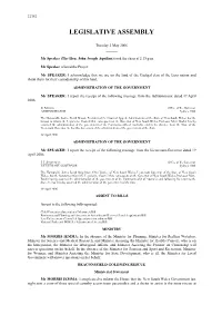 Legislative Assembly