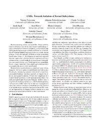 Lxds: Towards Isolation of Kernel Subsystems