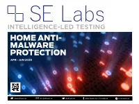 Q2 Consumer Endpoint Protection Apr-Jun 2020