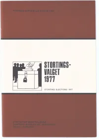 Stortingsvalget 1977 ���.�� ������������� 101 3