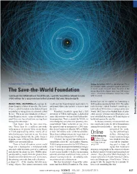 The Save-The-World Foundation Online